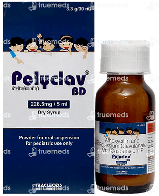 Polyclav Bd 228.5mg Dry Syrup 30ml