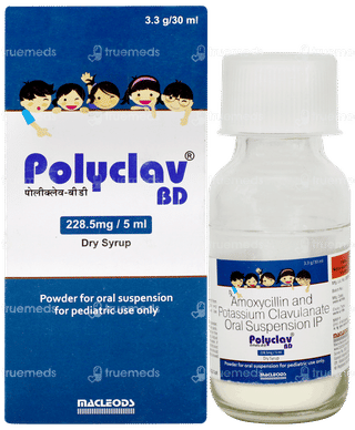 Polyclav Bd 228.5mg Dry Syrup 30ml