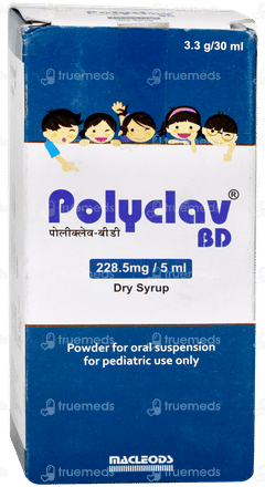 Polyclav Bd 228.5mg Dry Syrup 30ml