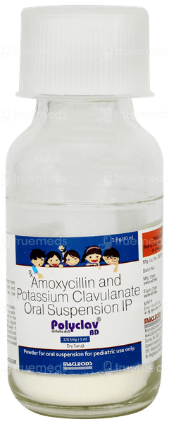 Polyclav Bd 228.5mg Dry Syrup 30ml