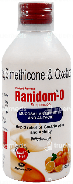 Ranidom O Orange Flavour Sugar Free Suspension 200ml