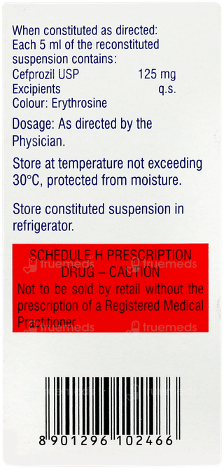 Refzil O 125mg Suspension 30ml