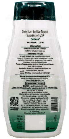 Selsun Suspension 120Ml Selsun Suspension 120Ml