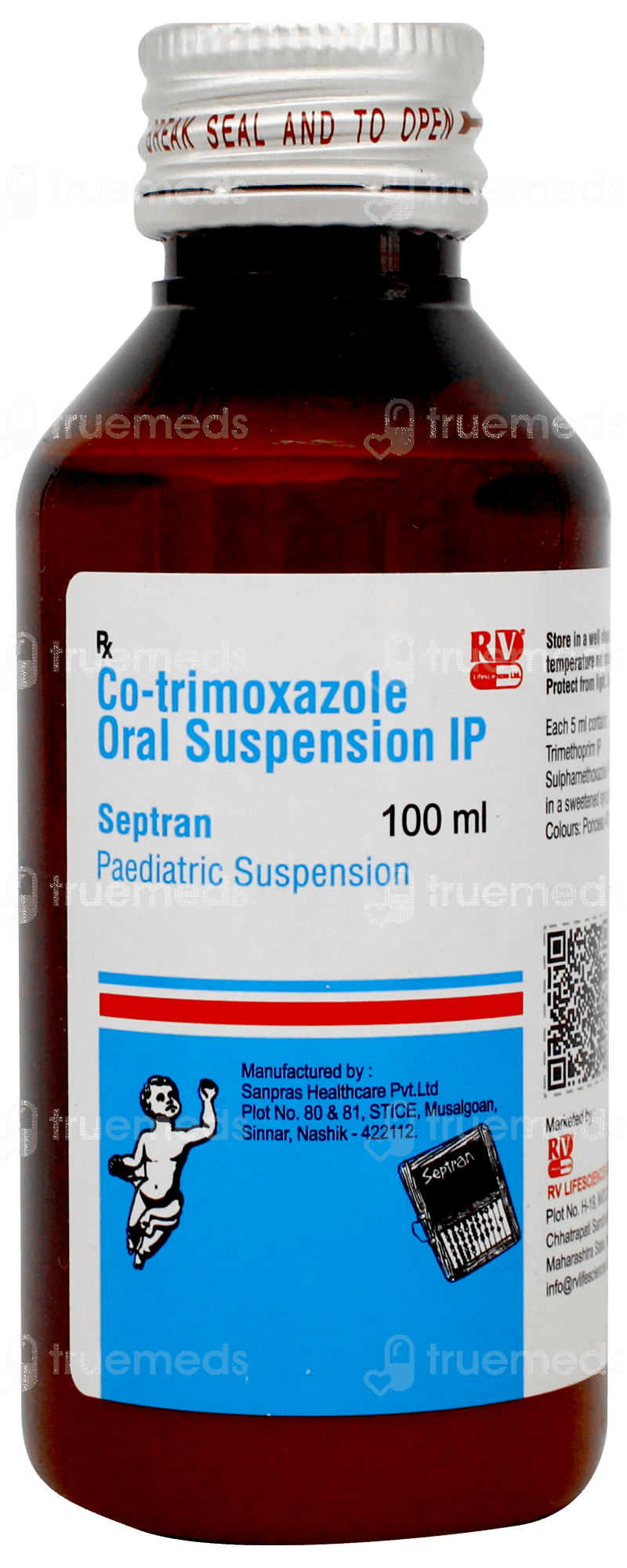 Septran 20040 Mg Suspension 100 Ml - Uses, Side Effects, Dosage, Price ...