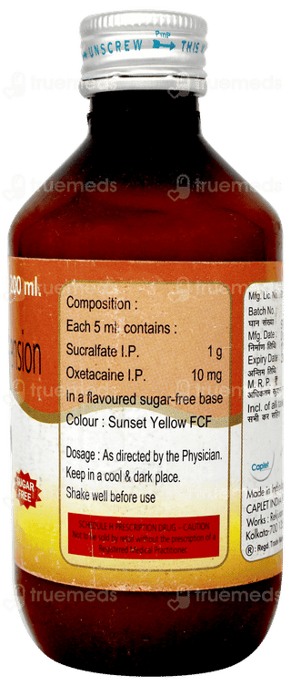 Sft O Sugar Free Suspension 200ml