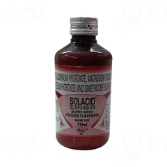 Solacid Aniseed Flavour Sugar Free Suspension 170Ml