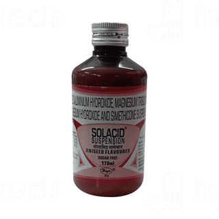 Solacid Aniseed Flavour Sugar Free Suspension 170Ml