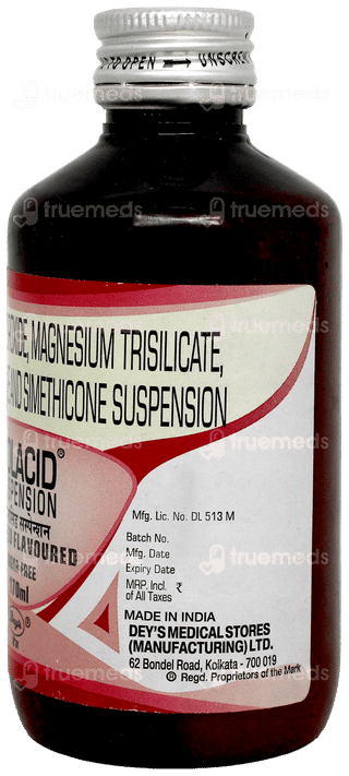 Solacid Aniseed Flavour Sugar Free Suspension 170Ml