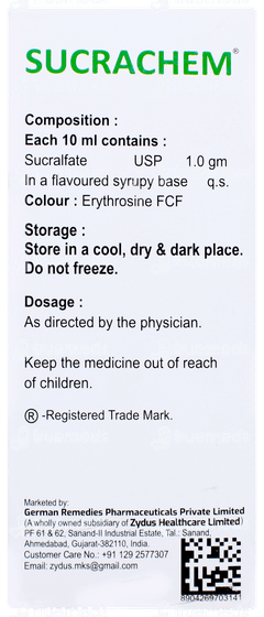 Sucrachem Suspension 200ml Sucrachem Suspension 200ml