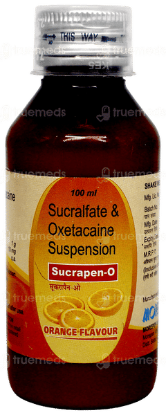 Sucrapen O Orange Flavour Suspension 100Ml Sucrapen O Orange Flavour Suspension 100Ml