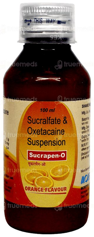 Sucrapen O Orange Flavour Suspension 100Ml
