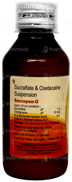 Sucrapen O Orange Flavour Suspension 100Ml Sucrapen O Orange Flavour Suspension 100Ml