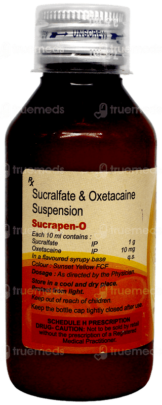 Sucrapen O Orange Flavour Suspension 100Ml