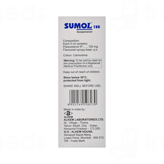 Sumol 120 Strawberry Flavour Suspension 60Ml