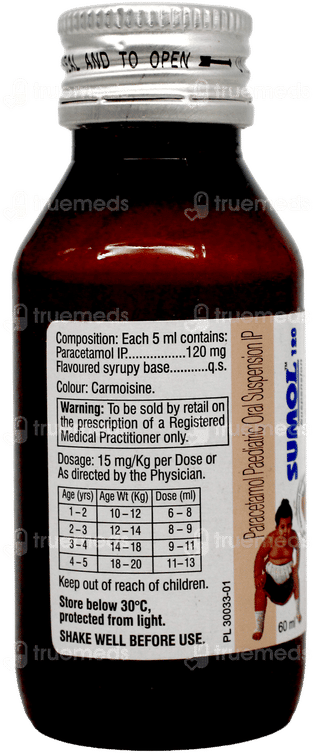 Sumol 120 Strawberry Flavour Suspension 60Ml
