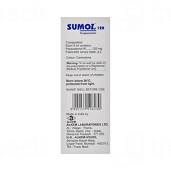 Sumol 120 Strawberry Flavour Suspension 60ml
