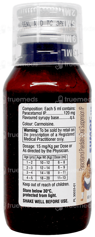 Sumol 120 Strawberry Flavour Suspension 60Ml