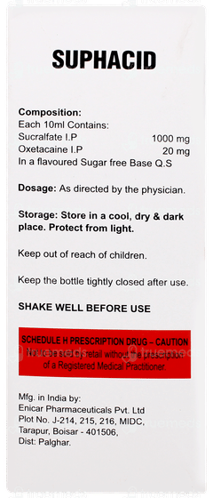 Suphacid Suspension 100ml Suphacid Suspension 100ml