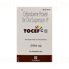 Tocef 100 MG Suspension 30 ML Tocef 100 MG Suspension 30 ML