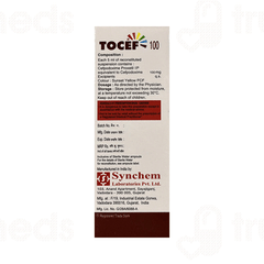 Tocef 100 MG Suspension 30 ML Tocef 100 MG Suspension 30 ML