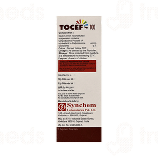 Tocef 100 MG Suspension 30 ML