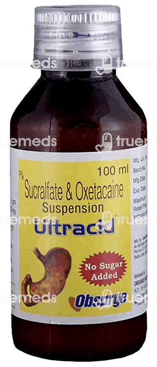 Ultracid No Sugar Added Suspension 100ml