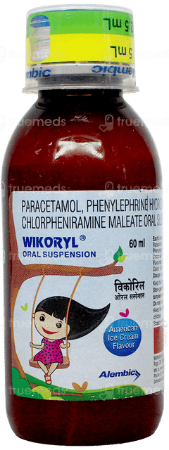 Wikoryl American Ice Cream Flavour Suspension 60Ml Wikoryl American Ice Cream Flavour Suspension 60Ml
