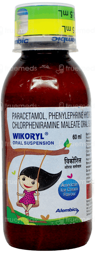 Wikoryl American Ice Cream Flavour Suspension 60Ml