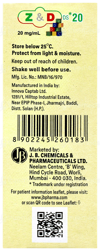 Z & D Ds 20 Suspension 15ml