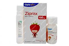 Ziprax 100mg Strawberry Flavour Dry Syrup 30ml