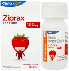 Ziprax 100mg Strawberry Flavour Dry Syrup 30ml Ziprax 100mg Strawberry Flavour Dry Syrup 30ml