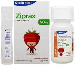 Ziprax 50Mg Strawberry Flavour Dry Syrup 30Ml