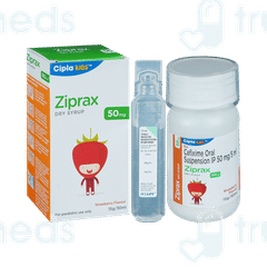 Ziprax 50mg Strawberry Flavour Dry Syrup 30ml