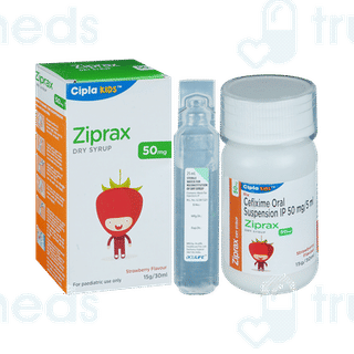 Ziprax 50mg Strawberry Flavour Dry Syrup 30ml