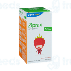 Ziprax 50mg Strawberry Flavour Dry Syrup 30ml