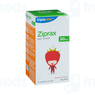 Ziprax 50mg Strawberry Flavour Dry Syrup 30ml