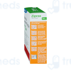 Ziprax 50mg Strawberry Flavour Dry Syrup 30ml