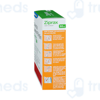 Ziprax 50mg Strawberry Flavour Dry Syrup 30ml