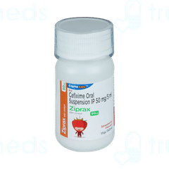 Ziprax 50mg Strawberry Flavour Dry Syrup 30ml