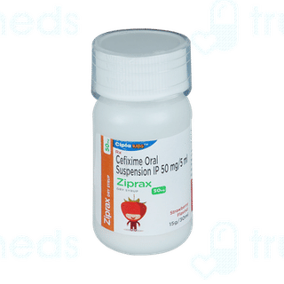 Ziprax 50mg Strawberry Flavour Dry Syrup 30ml