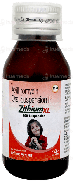 Zithium Xl 100 Suspension 30ml Zithium Xl 100 Suspension 30ml