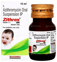 Zithrox 100 Readyuse Suspension 15ml