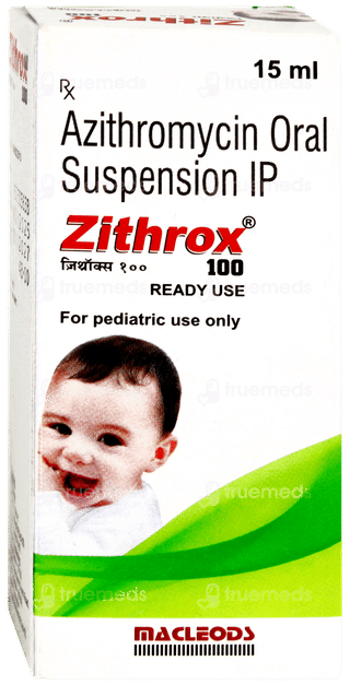 Zithrox 100 Readyuse Suspension 15ml