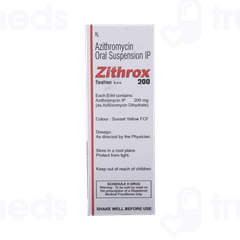 Zithrox 200 Suspension 15Ml Zithrox 200 Suspension 15Ml