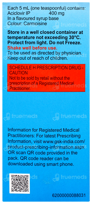 Zovirax Suspension 100ml