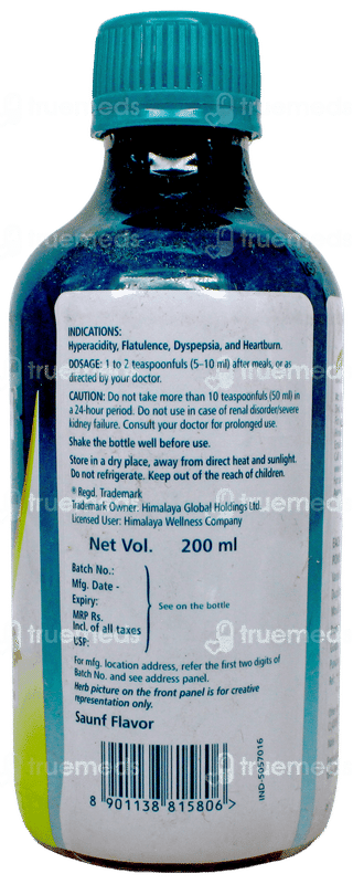Himalaya Himcocid Sf Saunf Suspension 200Ml