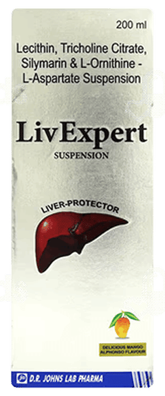 Livexpert Mango Flavour Suspension 200Ml Livexpert Mango Flavour Suspension 200Ml