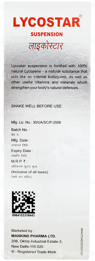 Lycostar Sugar Free Suspension 200ml