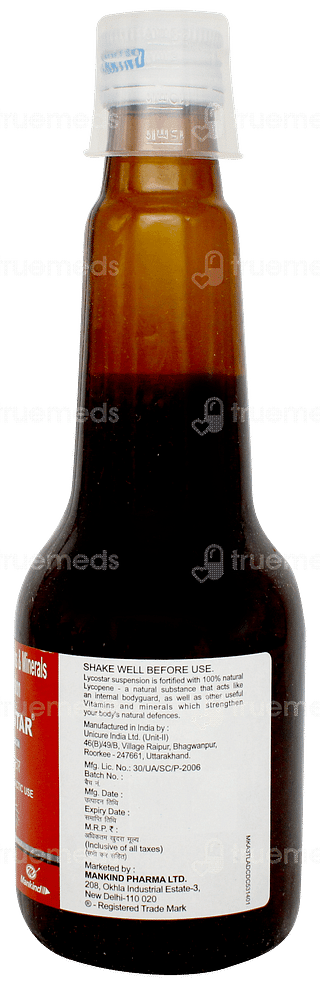 Lycostar Sugar Free Suspension 200ml