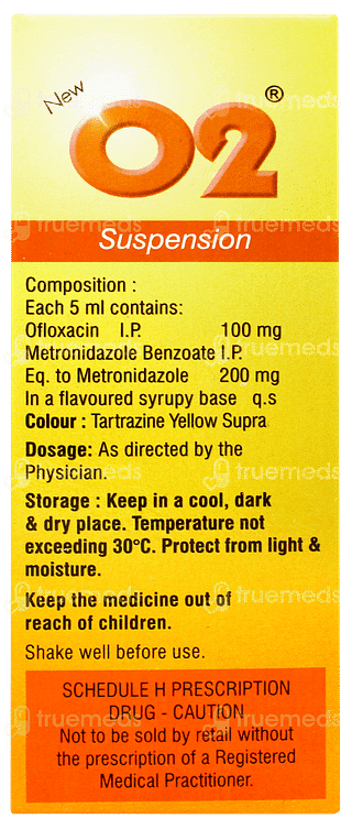 New O2 Mango Flavour Suspension 60ml